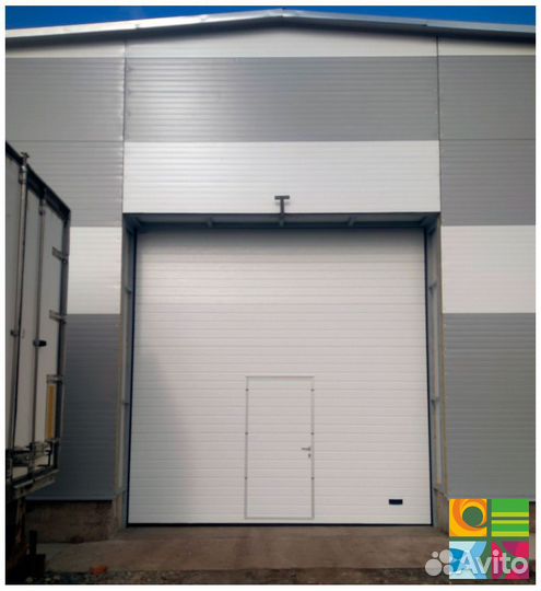 Секционные ворота для гаража alutech