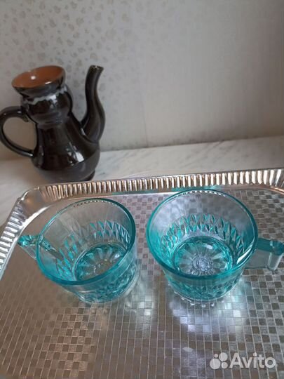 Чашечки стеклянные для кофе,чая