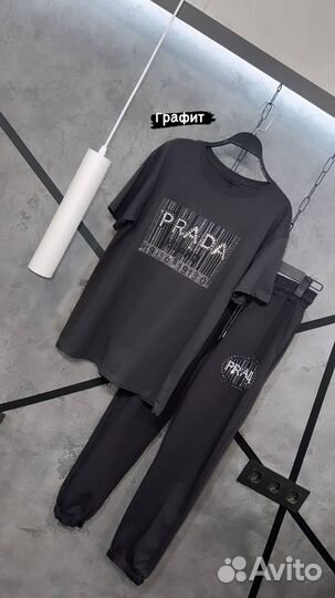 Турция Prada спортивный костюм женский стразы