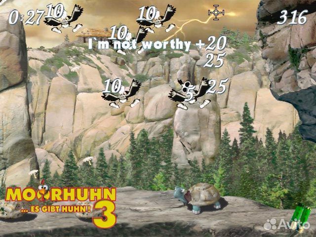 Moorhuhn 3, б/у, английский (PS One)