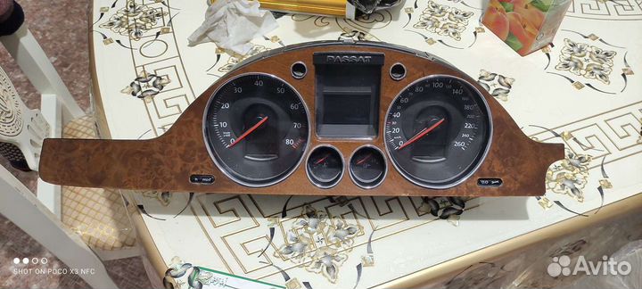 Щиток приборов торпедо Пассат Б6