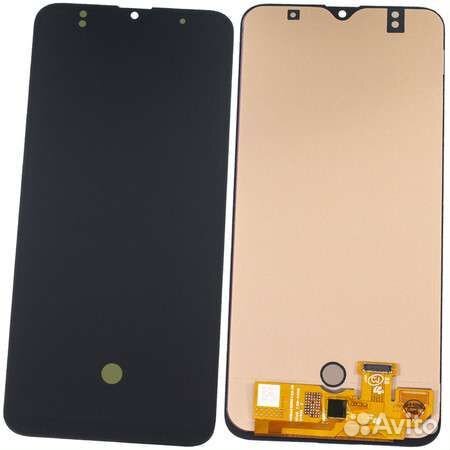 Дисплей для Samsung Galaxy A30s Черный (amoled)