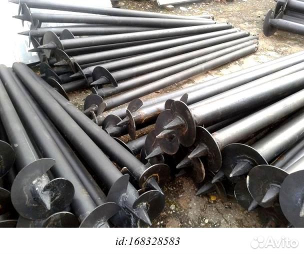 Фундамен для забора на винтовых сваях