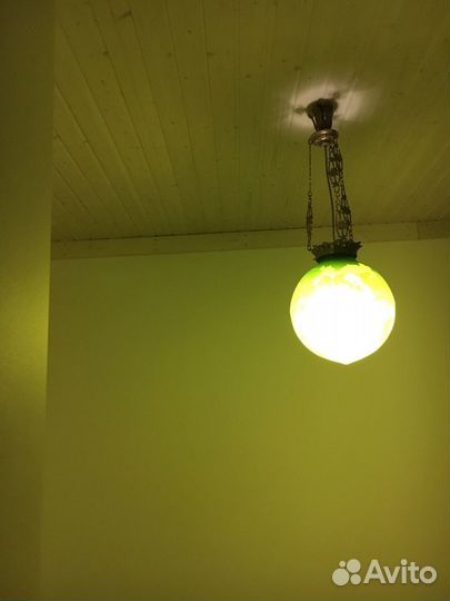 Люстра антикварная, tip Galle старинная. Галле