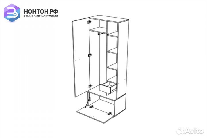 Прихожая Инес со шкафом лоредо / венге