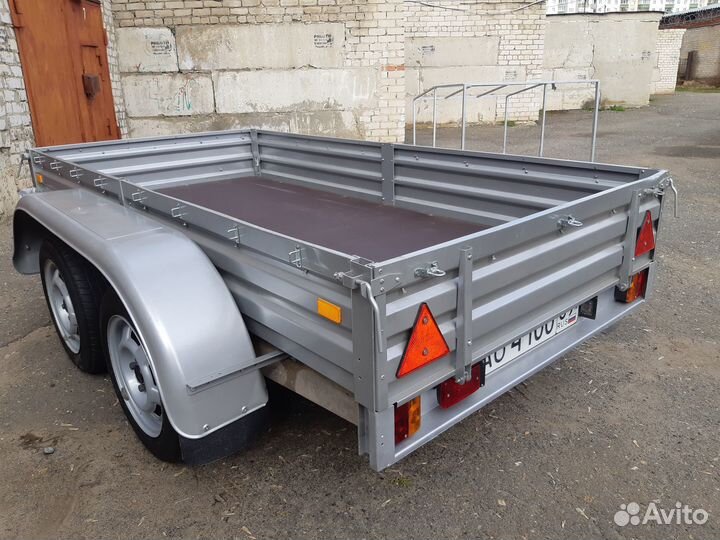 Прицеп легковой двухосный мзса 2500*1250 с тентом