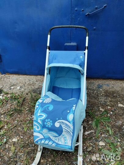 Коляска санки