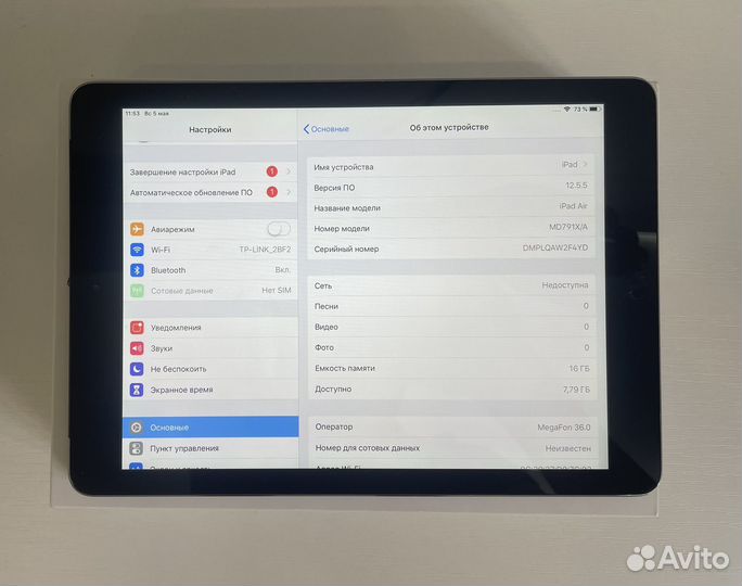 iPad Air 16 Gb