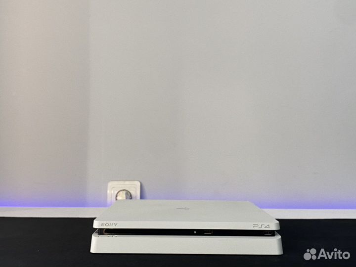 Sony playstation ps 4 slim 1 tb белая (white)