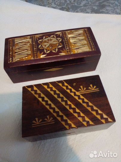 Шкатулки из разных материалов