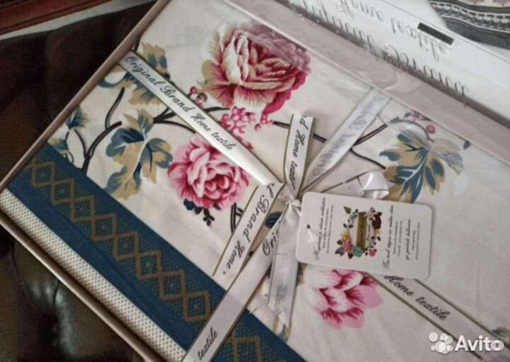 Постельное белье полуторка,сатин бренд kenzo