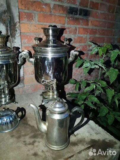 Самовар 3, 4, 5, 6, 7, 8, 9, 10 л с съем трубой от