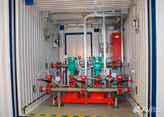 Насосная станция водяного пожаротушения