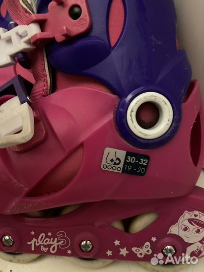 Роликовые коньки Oxelo детские с защитой 30-32