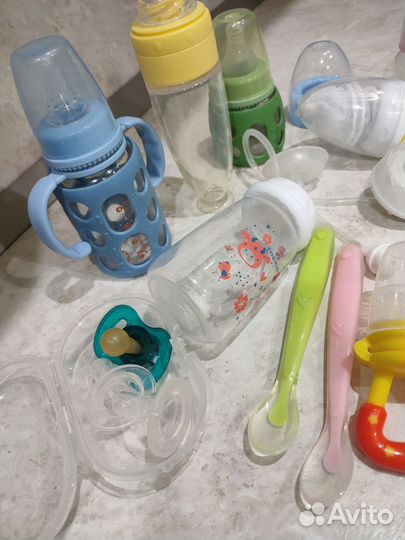 Бутылочки ниблер ложки пустышка соски
