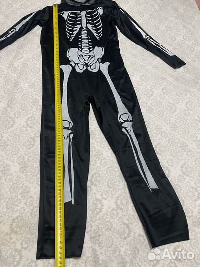 Карнавальный костюм на хеллоуин скелет 7-10 л