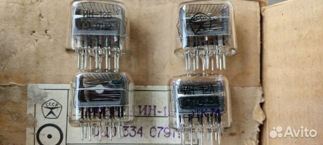 Лампы индикаторные ин-12А ин-12Б Новые