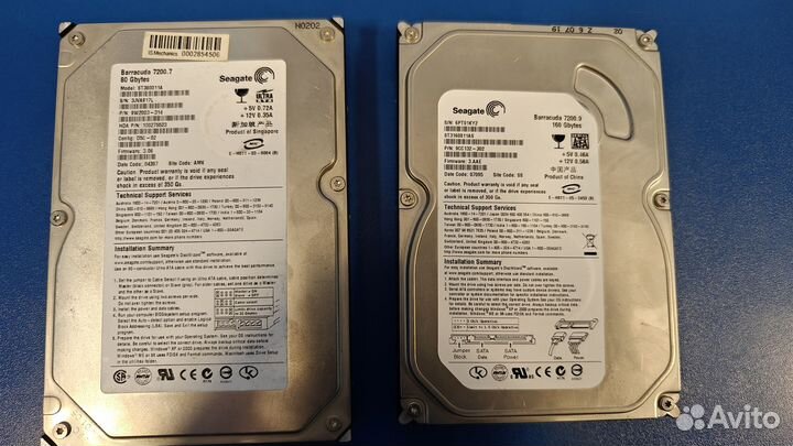 Набор HDD: 1Tb, 360Gb и т.п