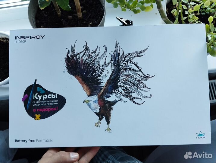 Графический планшет huion Inspiroy H1060P