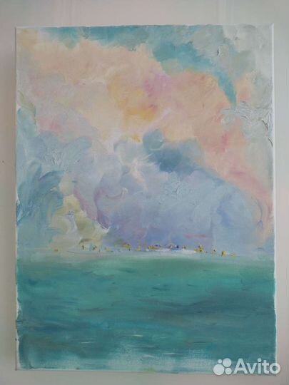 Картина маслом на холсте 