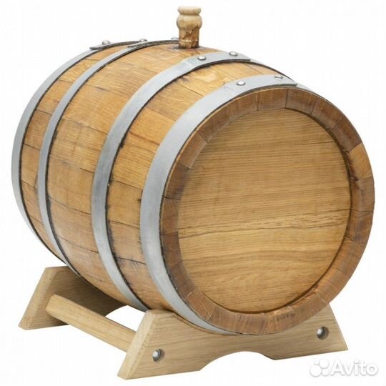 Дубовая бочка 10 литров из Кавказского колотого ду