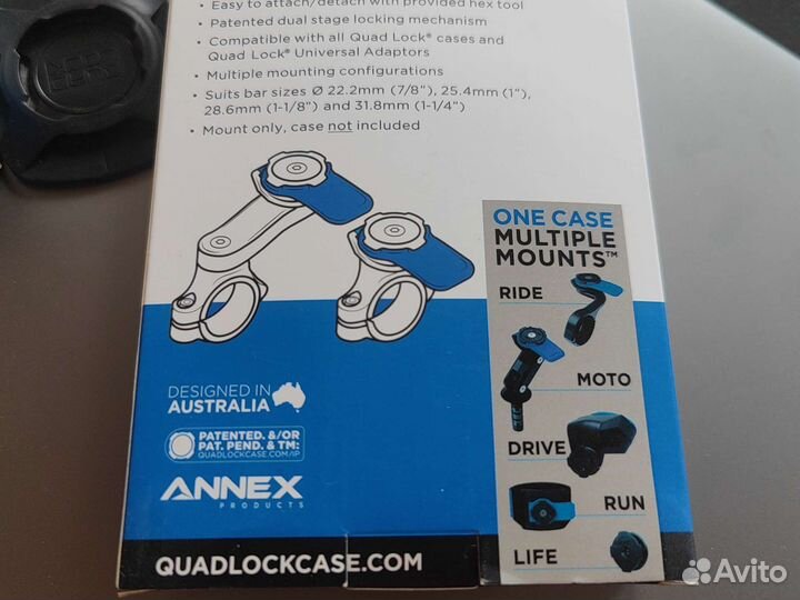 Quad lock крепление на руль