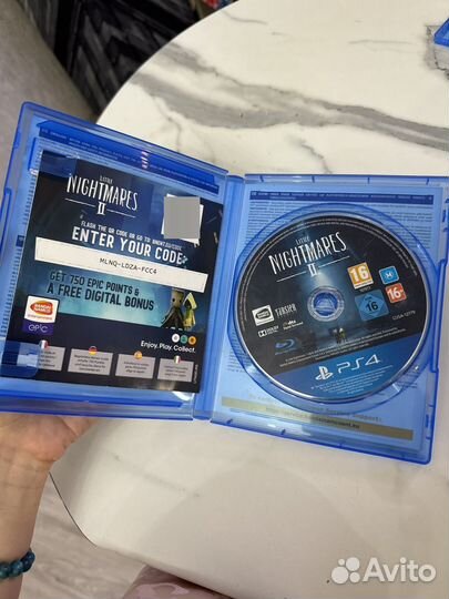 Диск ps4/ps5 little nightmares/маленькие кошмары