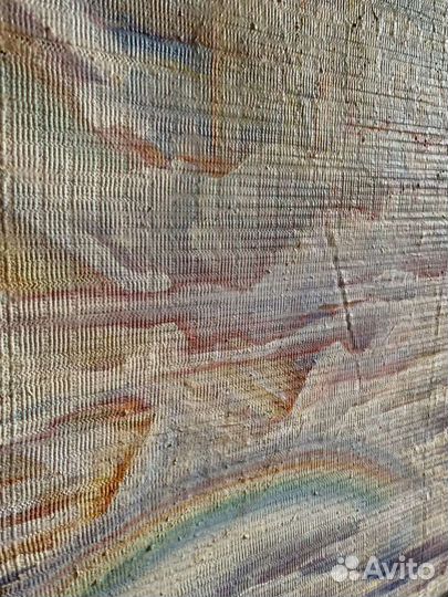 Старая картина Масло/холст 88х66 М. Светлая