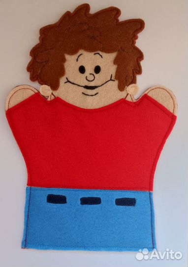 Нехочуха - перчаточная кукла герои мультфильм СССР