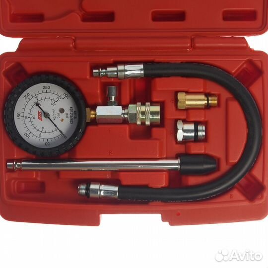 JTC JTC-1621A Компрессометр бензин с адаптерами JT