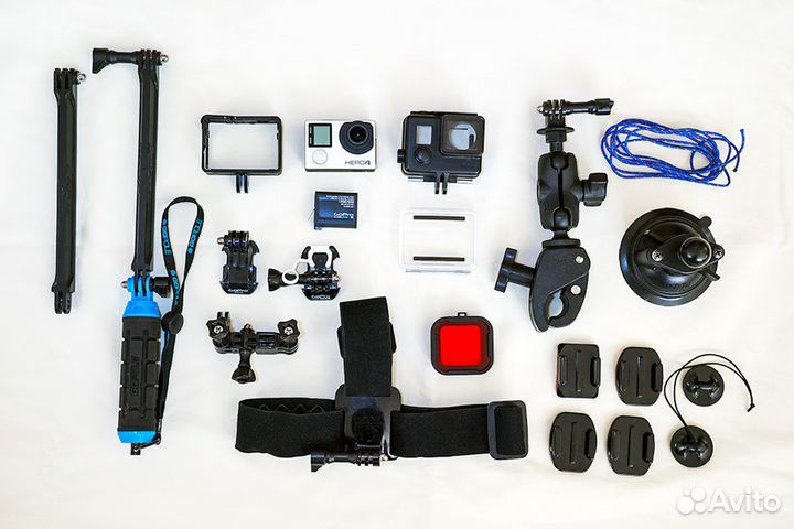 Аксессуары и крепёж для камер GoPro