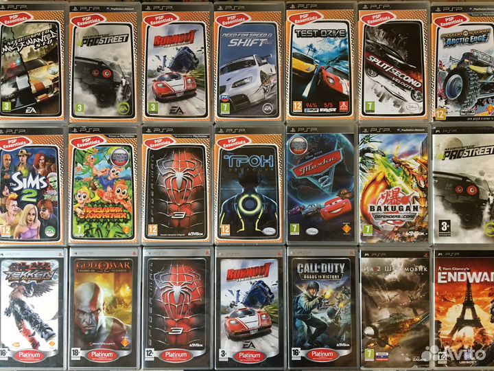 Лицензионные игры на PSP