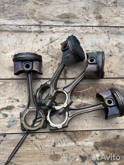 4 шатуна toyota corolla 1.6