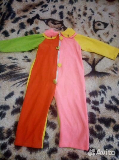 Новогодний костюм для мальчика петрушка