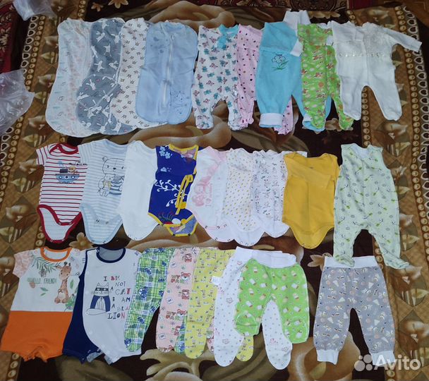 Вещи для новорожденного от 0 до 3 мес