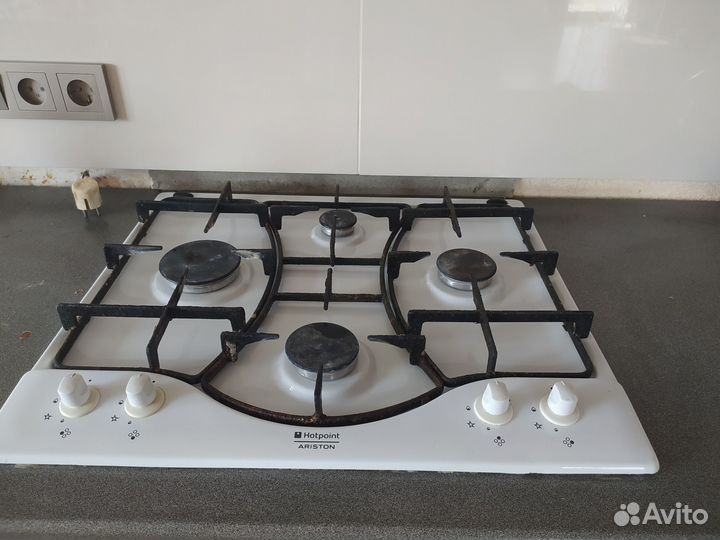 Газовая варочная панель 4 конфорки ariston