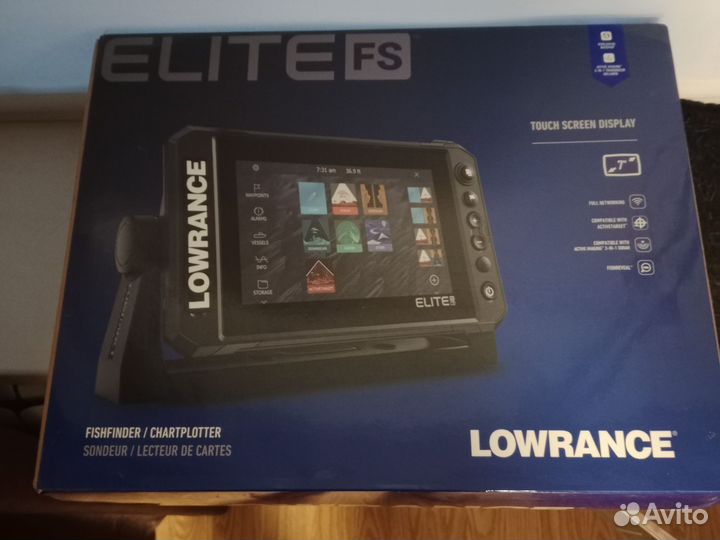 Эхолот Lowrance Elite 7 FS RUS В наличии