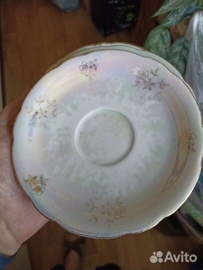 Чашка с блюдцем СССР, производство ГДР