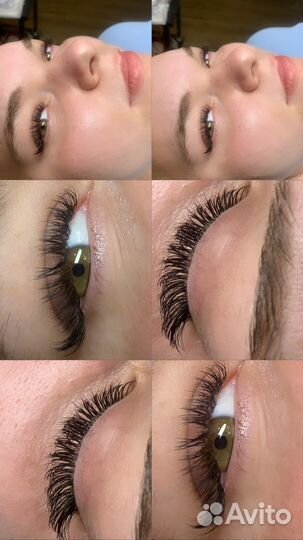 Наращивание ресниц на дому