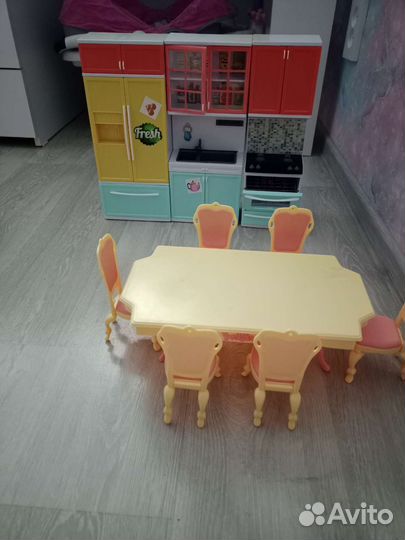 Кукольная мебель для барби