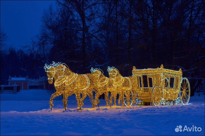 Светящиеся фигуры и светодиодные декорации