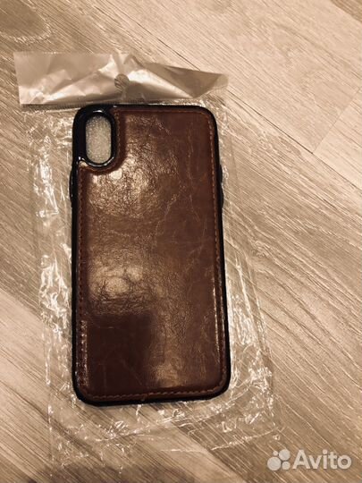 Чехол на айфон 10 x эко кожа