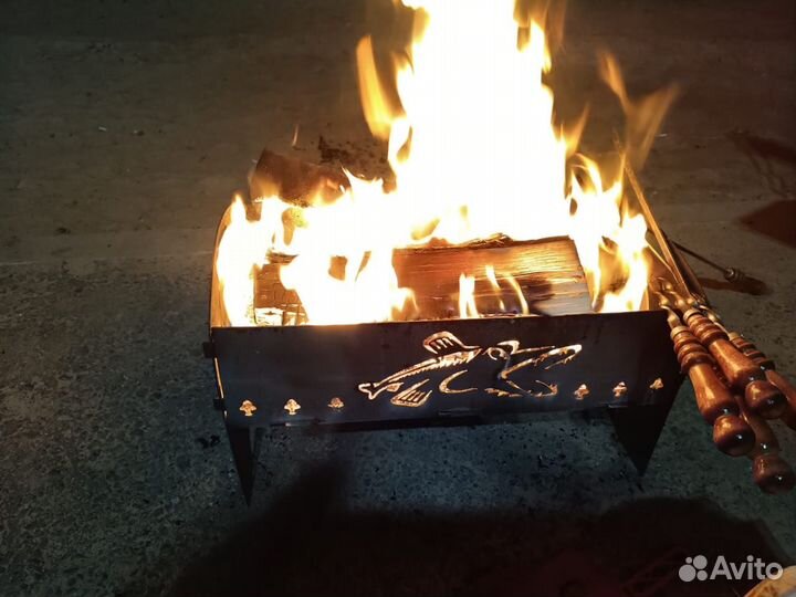 Набор для пикника / шампура / кочерга / мангал