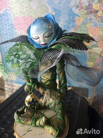 Кукла ручной работы из полимерной глины