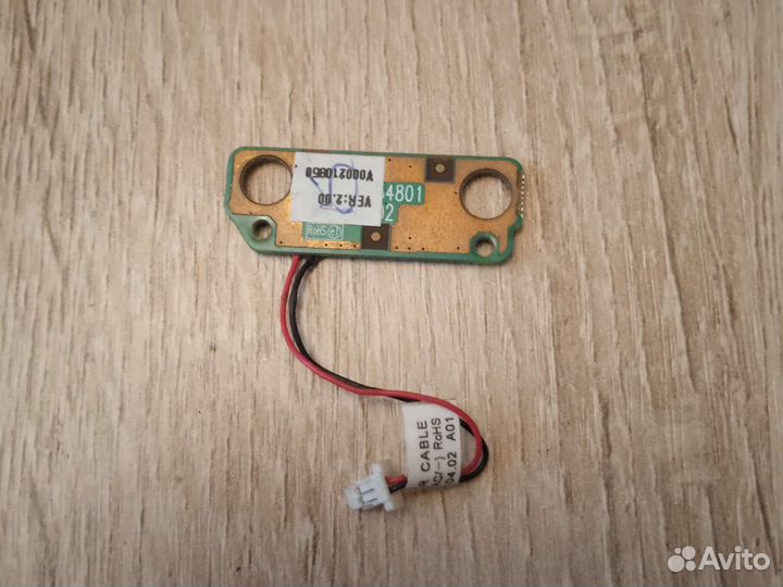 Плата кнопки включения Toshiba satellite L650D