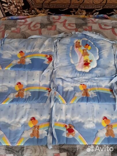 Бортики в детскую кроватку