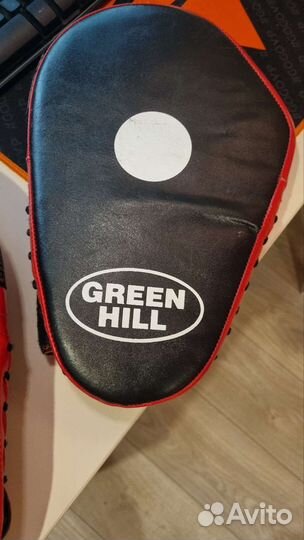 Боксерские лапы green hill