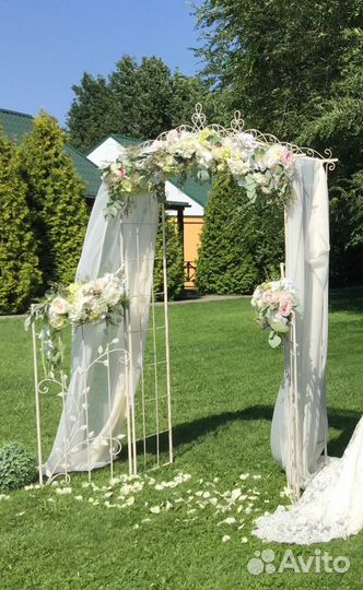 Арка садовая металлическая