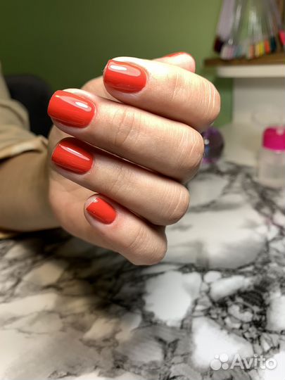 Маникюр с покрытием