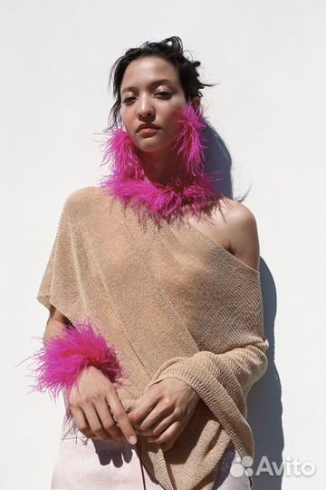 Браслет zara перо